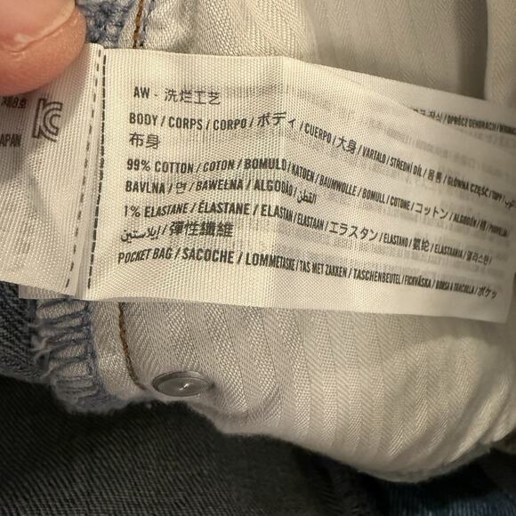 Abercrombie & Fitch The 90s Relaxed Jean High Rise Womens 36 22 Short Blue NEW - Picture 8 of 8